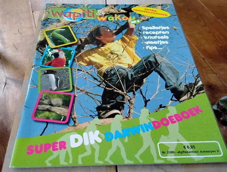 Tijdschrift: Wapiti wakou - spelletjes, recepten, knutsels, weetjes, tips - nieuw - 1