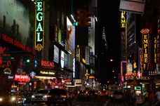 Avond in New York - fotoprint