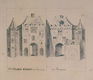 St Olofs poort, Amsterdam, prent, ca. 1710, overdruk - 0 - Thumbnail