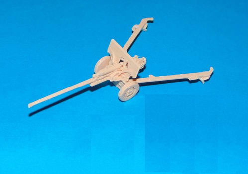 Sovjet Zis-2 anti-tank kanon - 3D=print in diverse schalen - 1