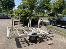 Fietsaanhanger voor 6 fietsen