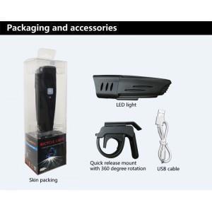 LED fietslamp 900 Lumen USB oplaadbaar - 3