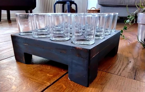 Kaarsenblok waxinelichtjes (of bloemvaasjes - shotglaasjes) - 1