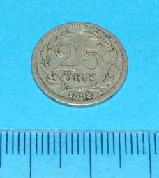 Zweden - 25 öre 1898 - zilver
