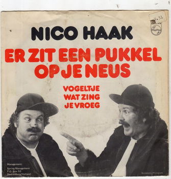 Nico Haak – Er Zit Een Pukkel Op Je Neus (1979) - 0