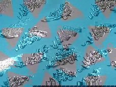 Pizza bangle, Tibet zilver