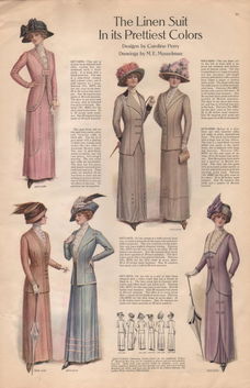 Linnen kostuums - Ladies Home Journal - 20er jaren