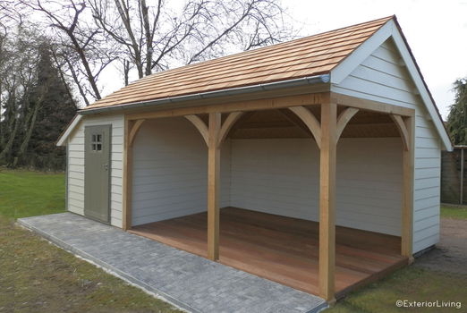Landelijk tuinhuis SHEFFIELD in diverse standaard maten - 0