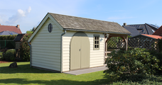Landelijk tuinhuis LODGE in diverse standaard maten