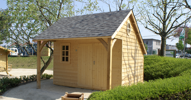 Landelijk tuinhuis LODGE in diverse standaard maten - 4