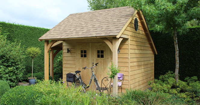 Landelijk tuinhuis LODGE in diverse standaard maten - 5