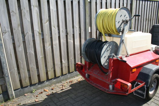 riool/spuitwagen aanhangwagen - 0