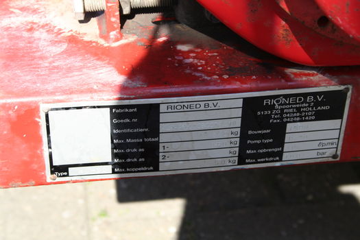 riool/spuitwagen aanhangwagen - 5