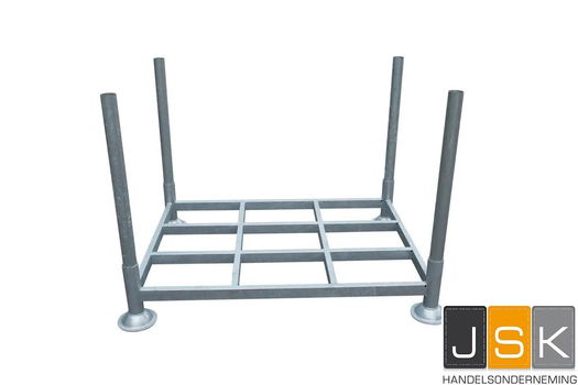 Stapelrek Eurorack Enkel 1370x1000 mm , Laadvermogen 2.000 kg - 1