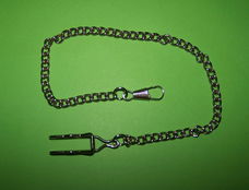 Horlogeketting, zilverkleurig