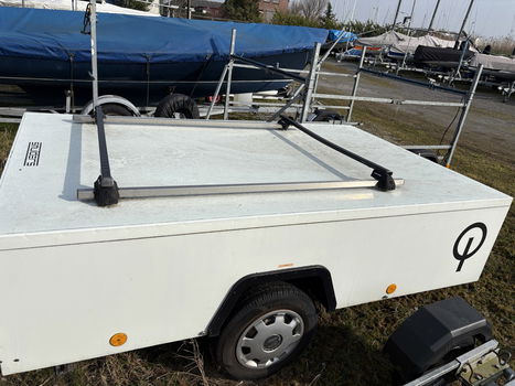 Lage optimist trailer in goede staat - 1