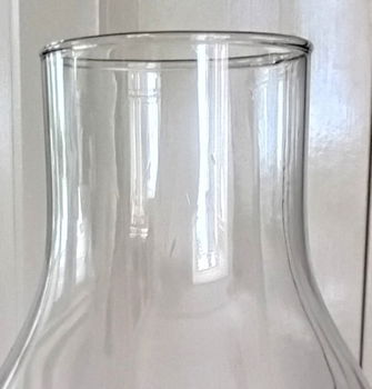Glazen vaas voor terrarium - glas - ook leuk voor decoupage - 4