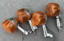 Harley pinklichten fatboy, sportster, e.a. modellen jaren 90. Chroom is ok - 1 - Thumbnail
