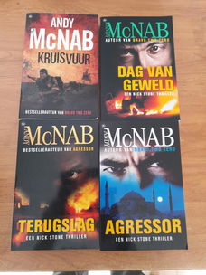 McNab, Andy : 4 paperbacks (NIEUW)