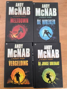 McNab, Andy : 4 Hardcovers (NIEUW)