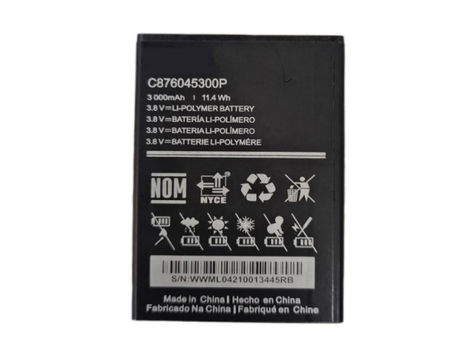 New battery C876045300P 3000mAh/11.4Wh 3.8V for BLU C6L 2020 - 0