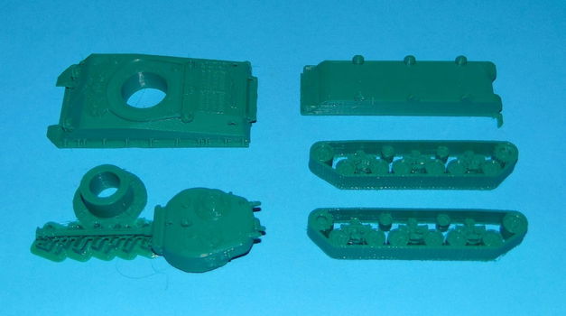 Sherman Easy Eight - 3D-print in diverse schalen - 2