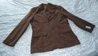 Nieuwe bruin gestreepte colbert van Essentials (maat: XL). - 2 - Thumbnail