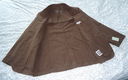 Nieuwe bruin gestreepte colbert van Essentials (maat: XL). - 4 - Thumbnail