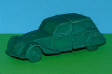 Franse Peugeot 402 stafauto - 3D-print in diverse schalen