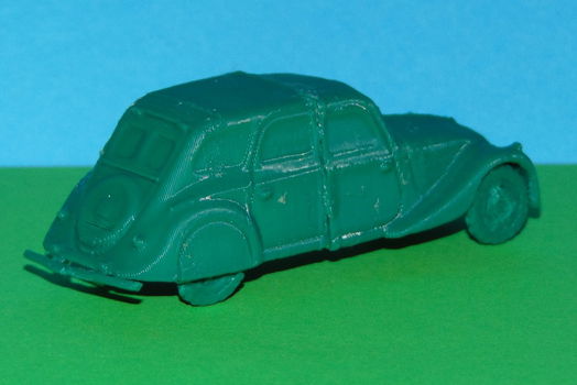 Franse Peugeot 402 stafauto - 3D-print in diverse schalen - 1