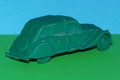 Franse Peugeot 402 stafauto - 3D-print in diverse schalen - 1 - Thumbnail