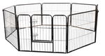 Puppyren Robuust 8Delig Zwart Large 79x95cm - 0 - Thumbnail