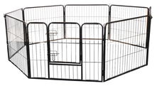 Puppyren Robuust 8Delig Zwart Large 79x95cm