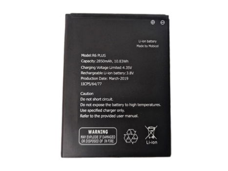 New battery R6_PLUS 2850mAh/10.83Wh 3.8V for MOBICEL R6 Plus - 0