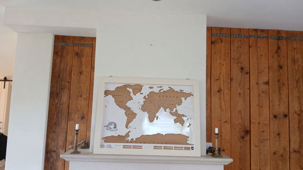 poster wereldkaart kraskaart nieuw map - 5