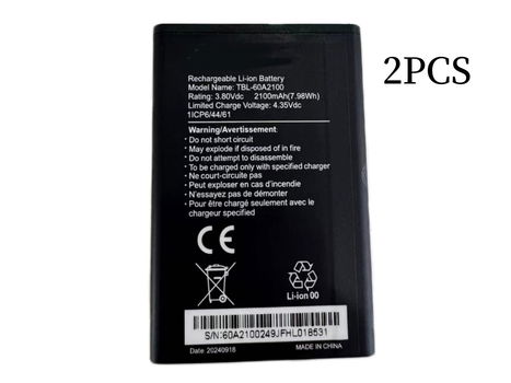 Alternative battery TBL-60A2100 3.8V 2100mAh/7.98Wh helps TP-LINK devices have longer battery life - 0