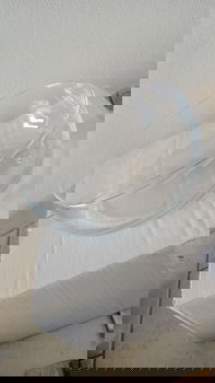 fruitschaal teakhout glas NIEUW Leonardo Terra Bijenkorf - 3