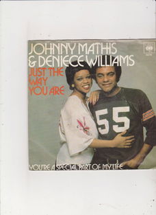 Single Johnny Mathis/Deniece Williams-Just the way you are