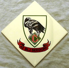 Tegel / Wandtegel, 42 Bataljon Limburgse Jagers (42 BLJ), 1963 tot 2006.(Nr.1)