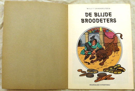 Strip Boek, Suske en Wiske, De Blijde Broodeters, Reclame uitgave: Puratos, 1982.(Nr.1) - 1