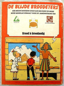 Strip Boek, Suske en Wiske, De Blijde Broodeters, Reclame uitgave: Puratos, 1982.(Nr.1) - 4