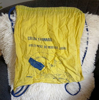 Rugtasje - wielrennen - gele trui - tour de France - Credit Lyonnais - 0
