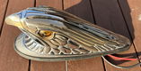 Fender large eagle van DRAG SPECIALTIES: 72923-SC3, chroom/goud, met oplichtende ogen. - 1 - Thumbnail