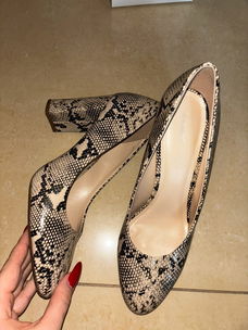 Heels met print maat 38