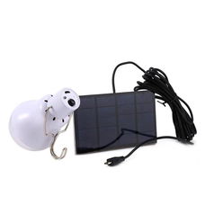 Solar LED lamp bulb reisset