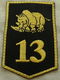 Embleem, Mouw, DT2000, 13 Gemechaniseerde Brigade, KL, vanaf 2000.(Nr.8) - 0 - Thumbnail