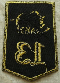 Embleem, Mouw, DT2000, 13 Gemechaniseerde Brigade, KL, vanaf 2000.(Nr.8) - 2