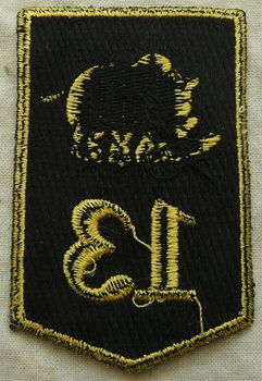 Embleem, Mouw, DT2000, 13 Gemechaniseerde Brigade, KL, vanaf 2000.(Nr.8) - 3