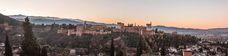 Alhambra, Granada - panoramische fotoprint