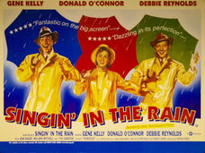 Singin' in the Rain filmposter - 1952 - overdruk